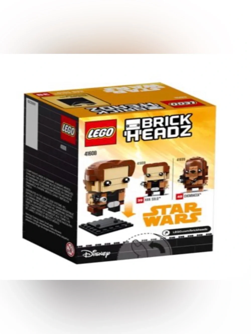 LEGO BrickHeadz Star Wars set 41608 Han Solo new in sealed box retired and rare